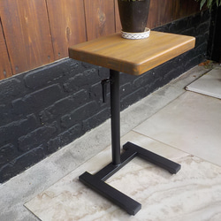 けい様専用高さ調整式 サイドテーブル横長タイプ(アジャスター付き） 3枚目の画像