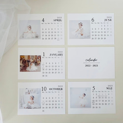 【こまゆ様専用】オリジナルカレンダー　表紙＋好きな月から12ヶ月 7枚目の画像