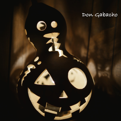 ひょうたんランプ☆ハロウィンモンスター スタンドライト