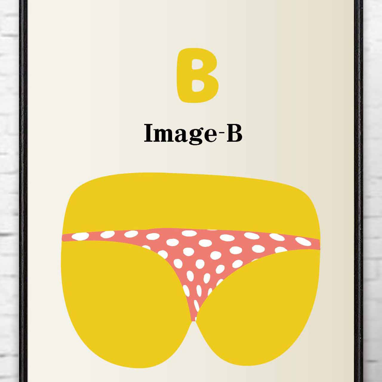 image B　ポップアート　送料無料　ポスター   アート　アートポスター　（アート/seiで検索）　711