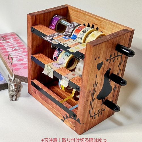 マスキング マスキングテープ 木製 北欧雑貨 テープホルダー