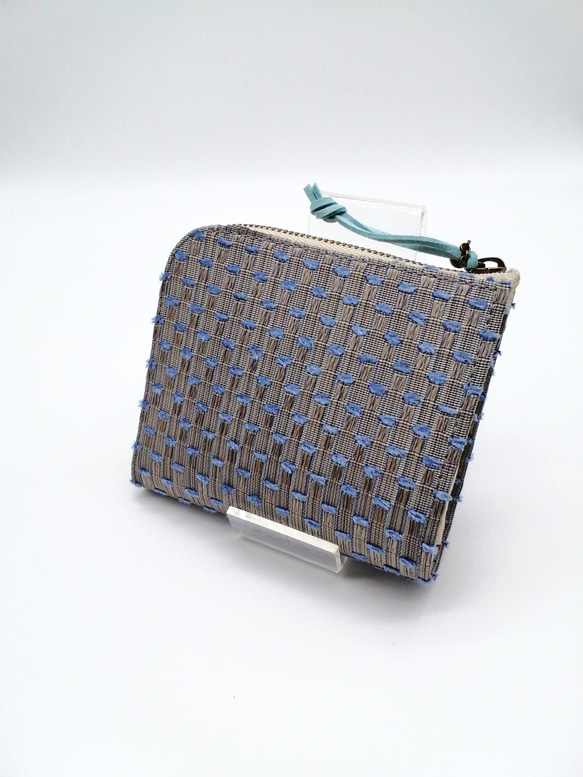 コンパクト財布　ミニ財布  コンパクトＬ字ファスナー財布     軽い財布  レトロ 1枚目の画像
