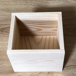 【箱猫屋】かわいい木箱・※3個セット※　外寸130×120×110（約3.5号サイズ)　 2枚目の画像