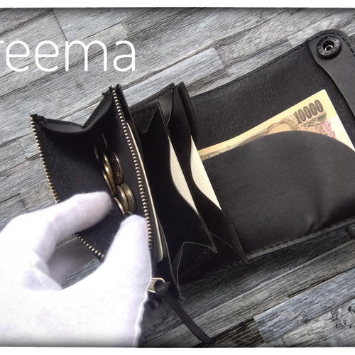 ☆お札は折らず収納できます☆◇トラッカー ショート ウォレット◇MIX  