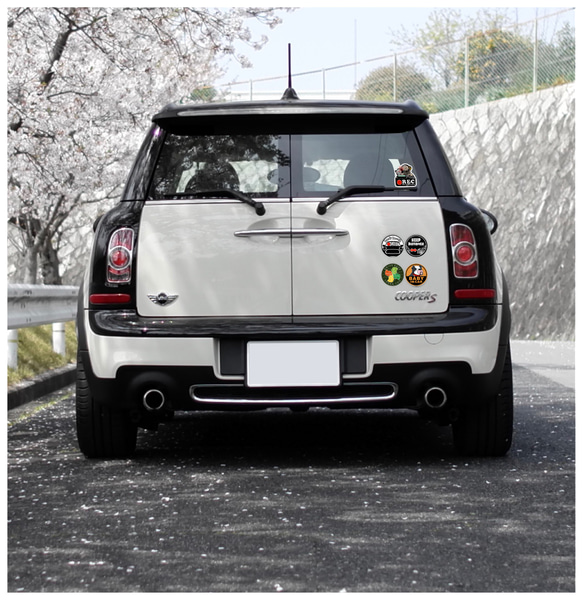 MINI(ミニクーパー) 注意喚起 マグネット ゴーバッジサイズ 7枚目の画像