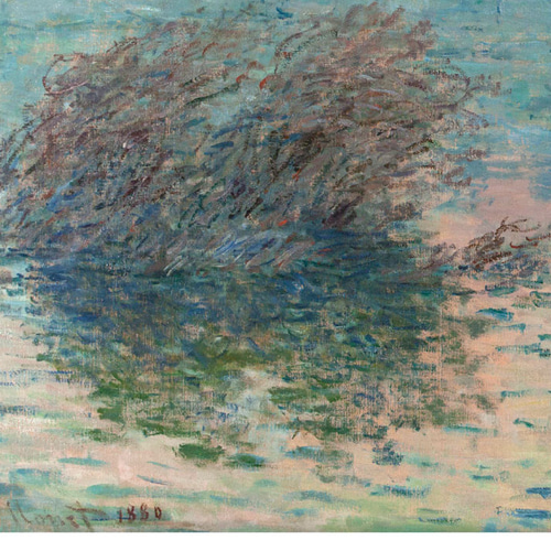 クロード・モネ、【ラバクールの日没】、希少豪華画集画、新品