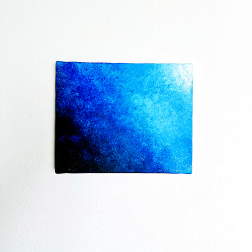 零078】絵画 宇宙 青 空 海 抽象画 原画 インテリア 絵画 零