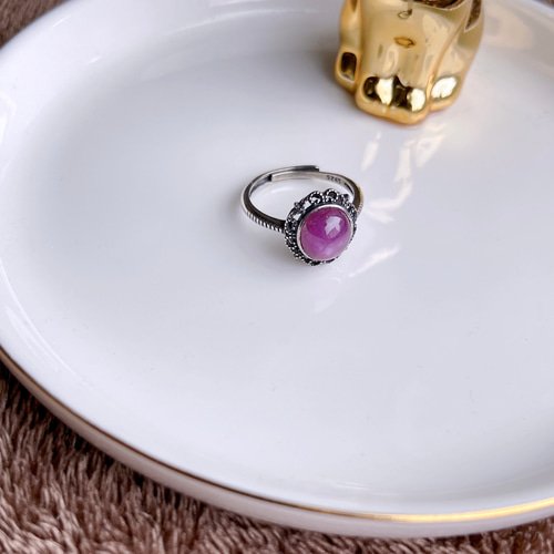 天然無処理 ルビー リング シルバーs925 No140 指輪・リング 天然石屋  