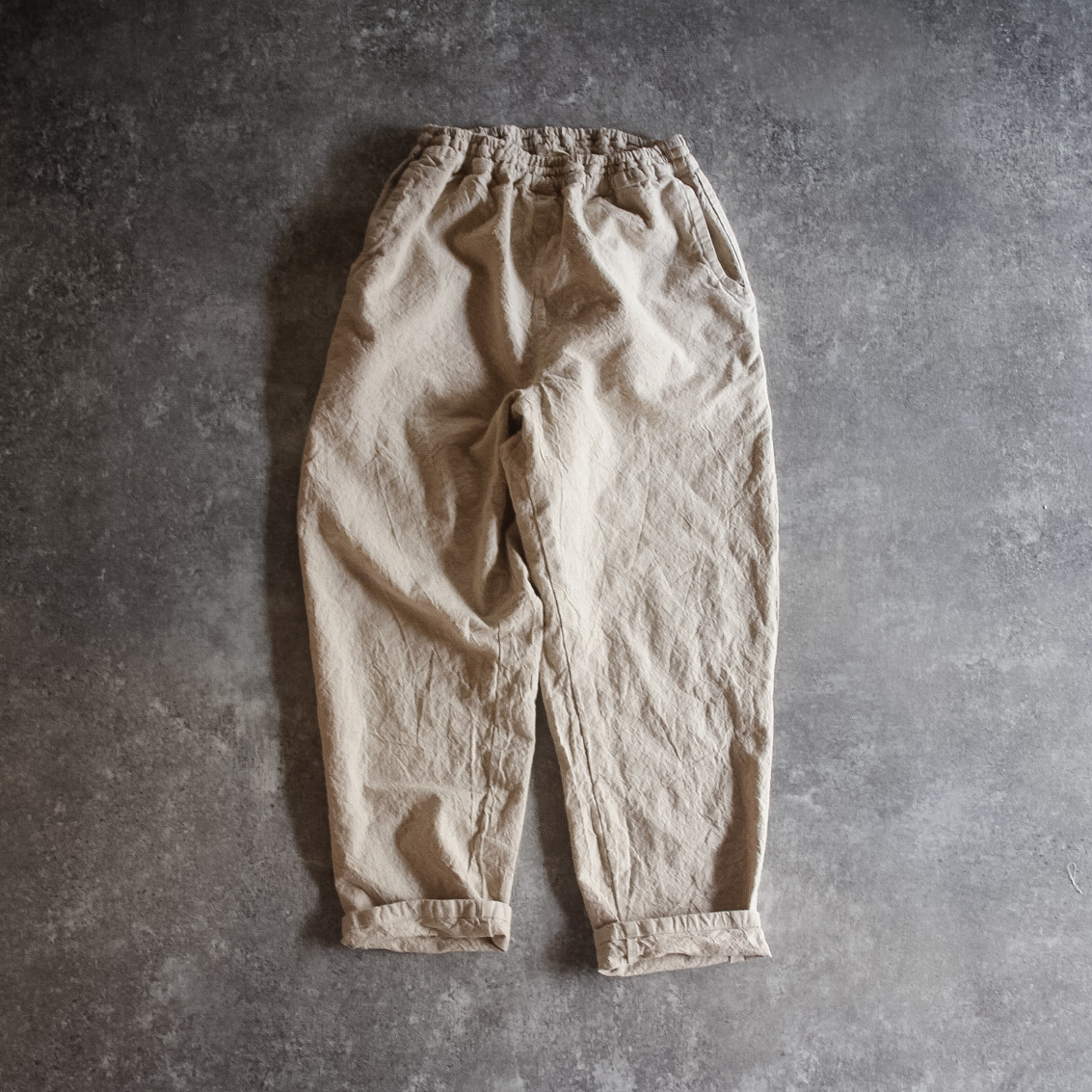 canvas cozy pants / 生成り色