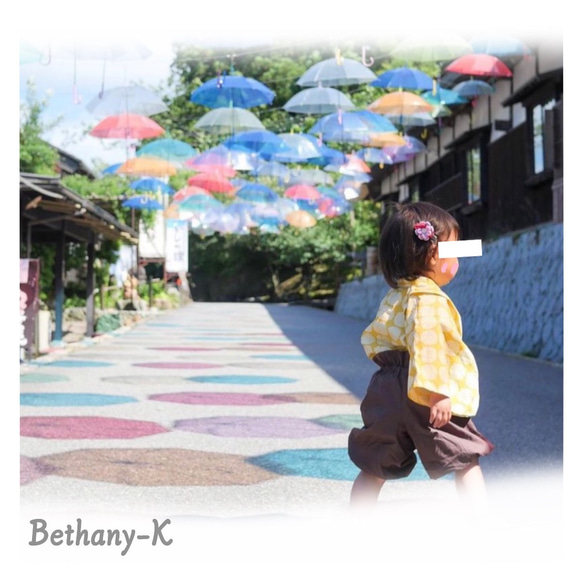 着画頂きました꒰* ॢꈍ◡ꈍ ॢ꒱.*˚‧✴︎BETHANY- K ✴︎ 【ベサニK製作所】つまみ細工&ちりめんリボン✴ 1枚目の画像