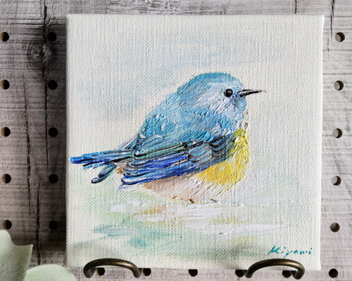 幸せを呼ぶ青い鳥 絵画 Atelier kiyomi 通販 14660903｜Creema
