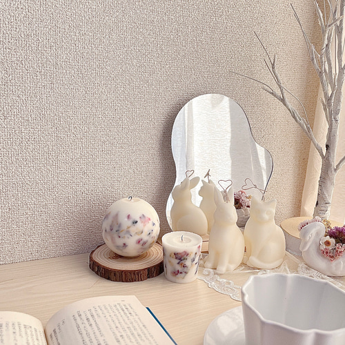 うさぎのキャンドル〉香りを選べるcandle＊ 雑貨 プレゼント ギフト