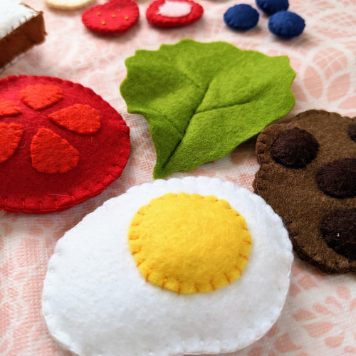 フェルトのおままごと ✿オープンサンド✿ おもちゃ・人形 Meria 通販