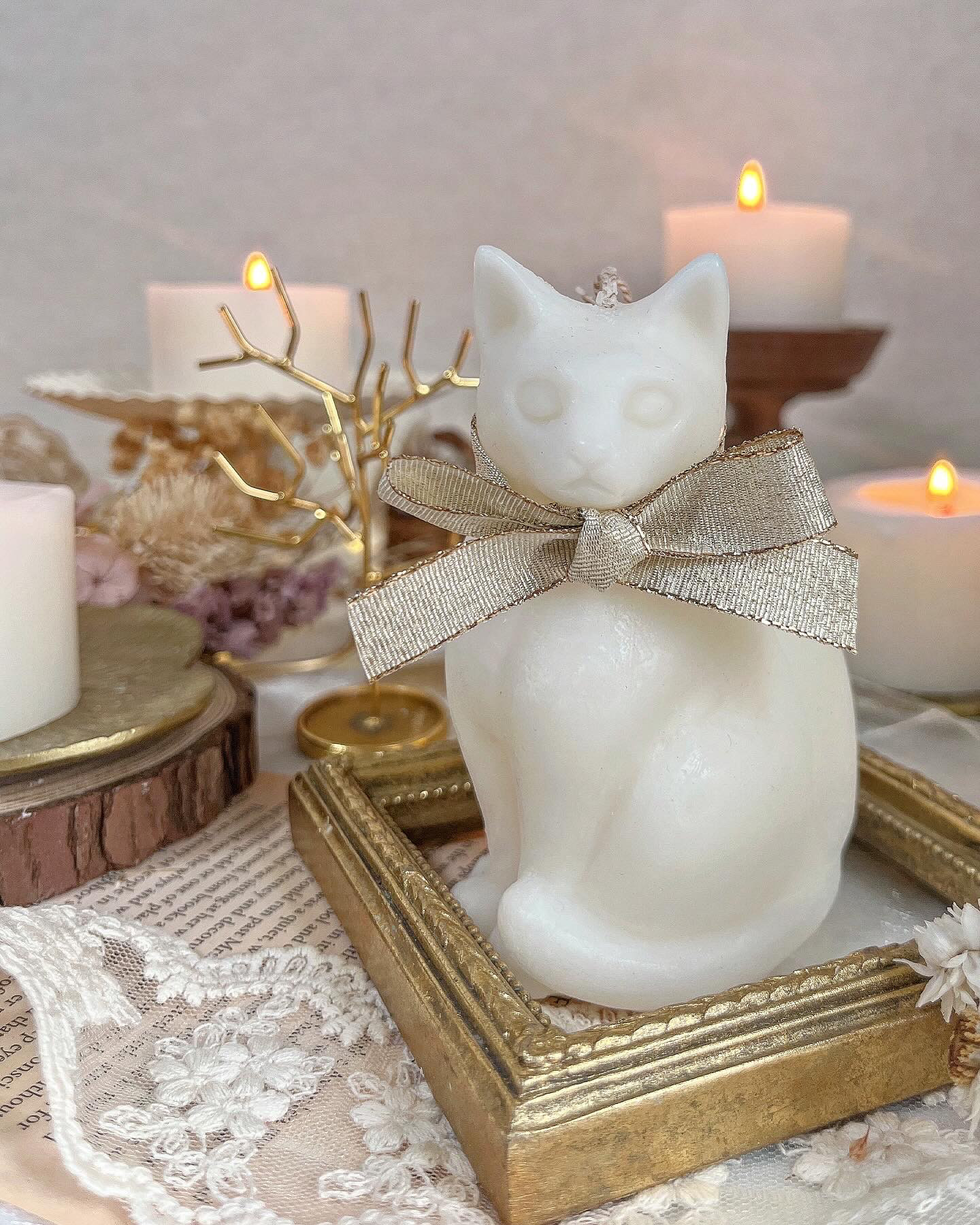 猫のキャンドル〉香りが選べるcandle＊ 雑貨 プレゼント ギフト