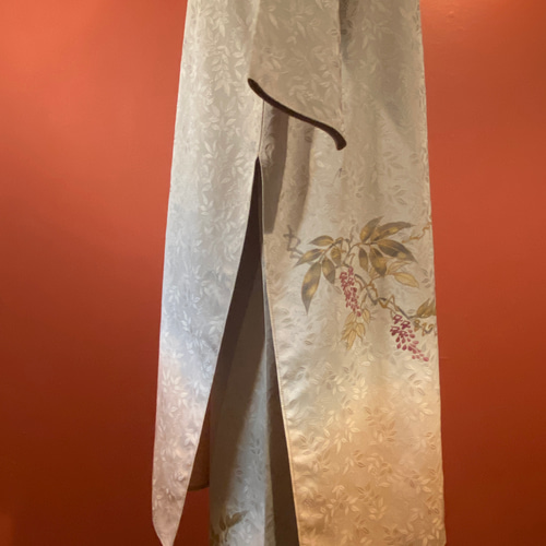 着物リメイク 訪問着リメイク チュニックとワイドパンツのセットアップ