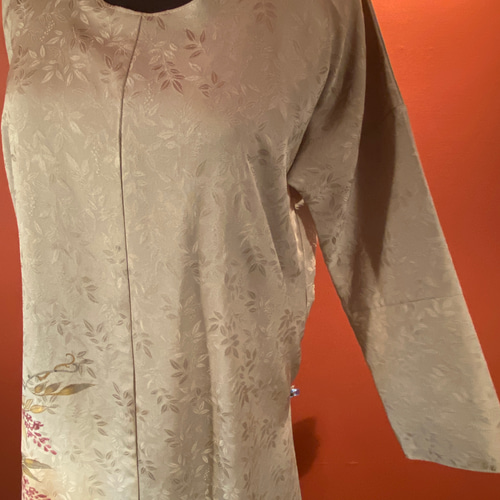 着物リメイク 訪問着リメイク チュニックとワイドパンツのセットアップ