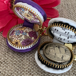 【Creema限定】直径３．５センチ 単色マカロンポーチ 5枚目の画像