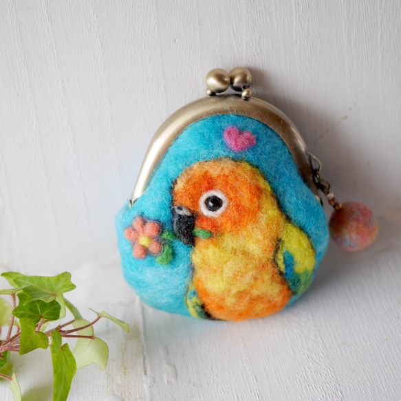 インコさんのがま口&小さながま口♪