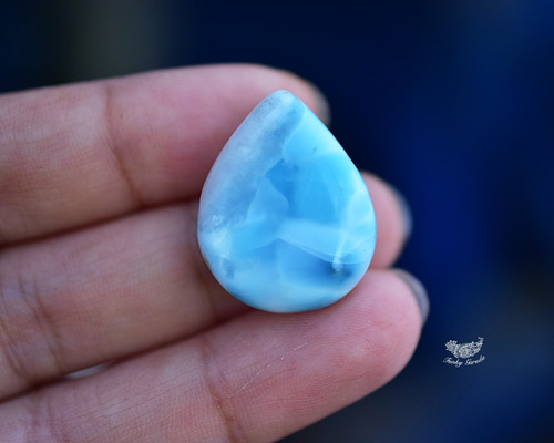 ブルー貼り絵☆ラリマー ルースs560 天然石 Funky garuda stone 通販