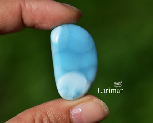 ラリマールース ラリマー[576] 34x23mm 85Cts ルース / 天然石ルース | Attic Natura