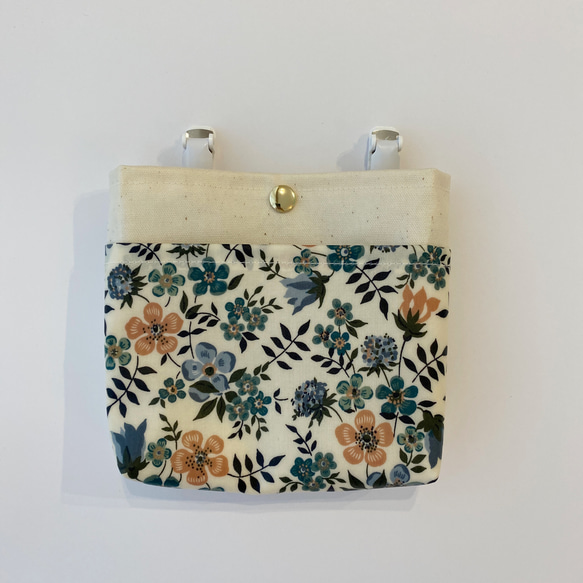 ハンドメイド リバティ柄 移動ポケット エデナム ハンドメイド