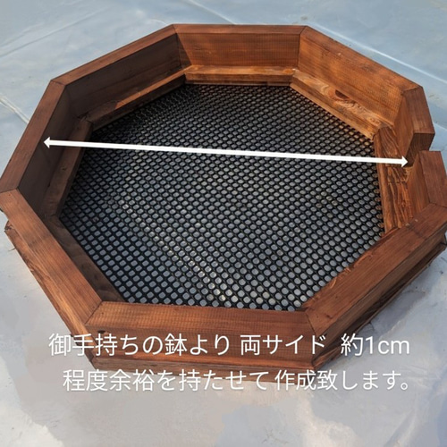 睡蓮鉢木枠カバー　70cmタイプ 睡蓮鉢木枠カバー 70cmタイプ ハウス・小屋 武めだか 通販