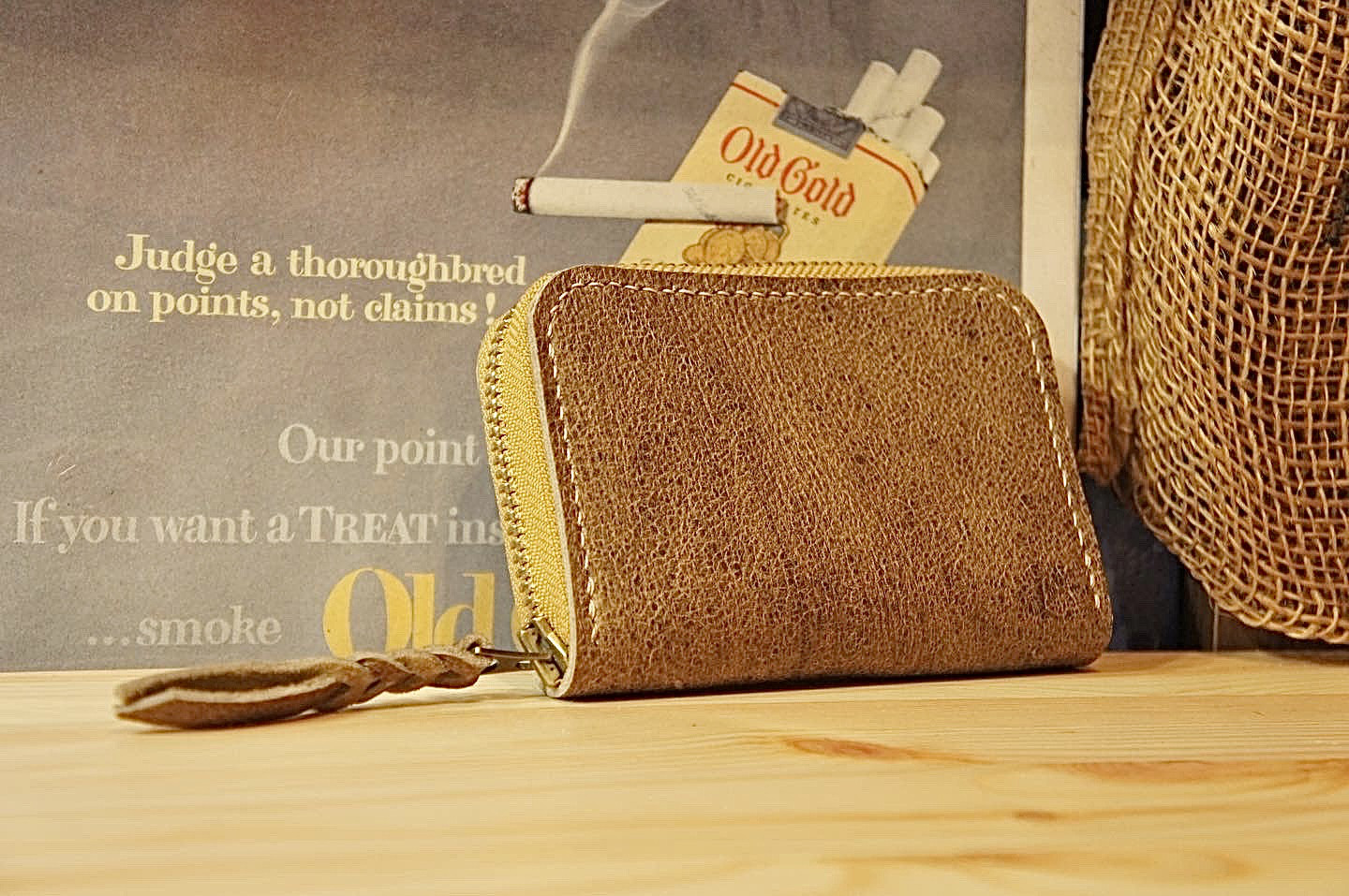 【送料無料】ラウンドzip ミニ　ウォレット (1点もの) 15,620円