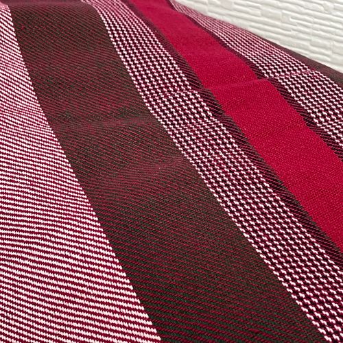 マルチクロス マルチカバー 千鳥 stripe【ルビーレッド】スロー