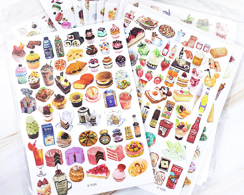 食べ物フレークシール② 1ba655259f6d730b281ad712adbb04