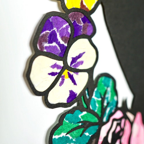 【ちぎり絵】「ロマンチック」　ハンドメイド　(P 10サイズ) 暮らしに彩りを ハンドメイドロマンチック 2／北里 鮎 | 集英社コミック公式 S-MANGA