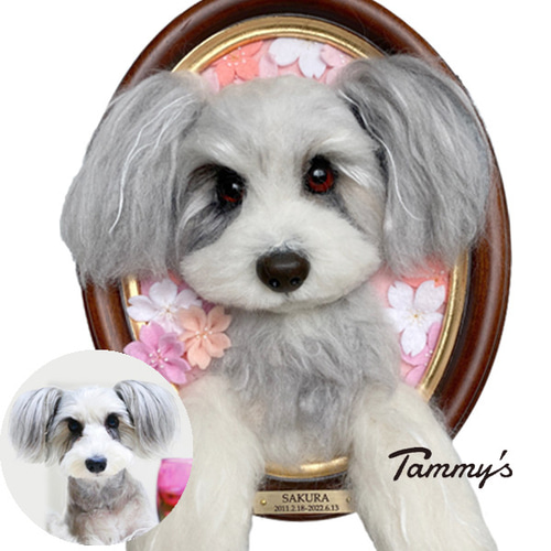 うちの子オーダー2025【オーダーメイド例_さくらちゃん】羊毛フェルト