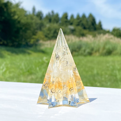 期間限定】《アクアマリン＆ターコイズ＆ラピスラズリ②》六角錐型