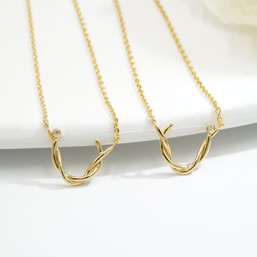 ねじりネックレス0902－007（4週間発送） ネックレス・ペンダント 武田