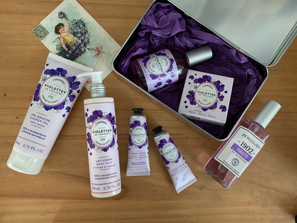 Berdoues violette handcreem　スミレのハンドクリーム 2枚目の画像