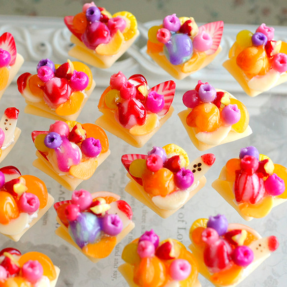 アイス＆フルーツクレープ 2～8個入り 発送目安3～7日 ミニチュア