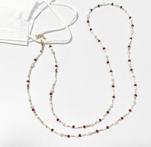 眼鏡チェーン めがねチェーン マスクストラップ [品番：FQ000187881