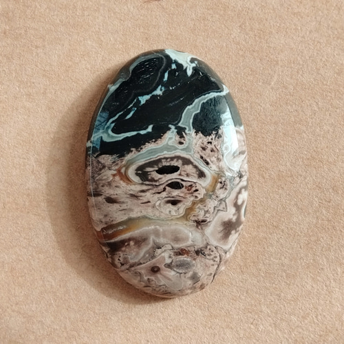 【テレビで話題】 パームルートアゲート 35x23mm ルース 天然石 SPES STONE 通販 アクセサリー