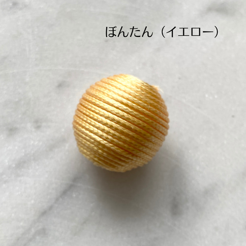 糸巻きビーズ 22mm ソリッドカラー 2個セット② ビーズ little nice 
