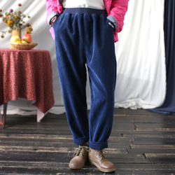 燈芯絨圍巾長褲，寬鬆褲，秋冬，4 色，1988 年 第20張的照片