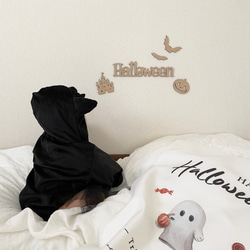 木製レターバナー 【 Halloween A 】ハロウィン ガーランド 飾り おしゃれ 12枚目の画像