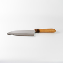 S*.様 AUS10 ダマスカス 牛刀包丁 210㎜ G1803 焼柄 月光作 カ*ン様 AUS10 ダマスカス 牛刀包丁 210㎜ G1803 焼柄 月光作