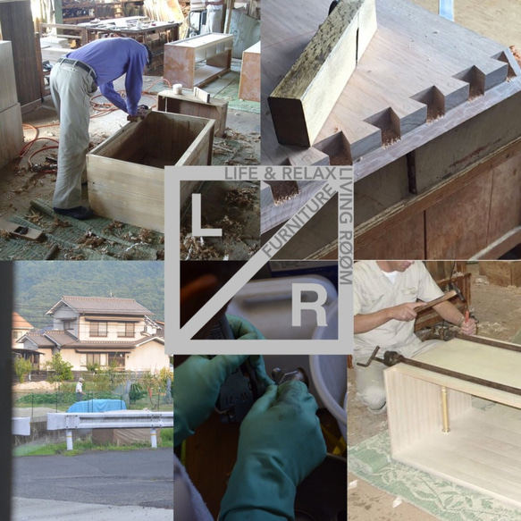 受注生産 職人手作り コートフック ウォールフック 壁面収納 無垢材 天然木 木工 インテリア 木製 家具 LR2018 7枚目の画像