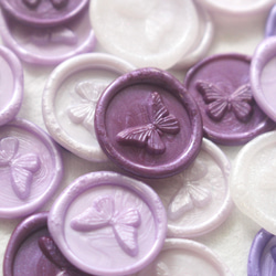 Wax Seal Stamp Butterfly │ 15mm │ シーリングスタンプ 2枚目の画像