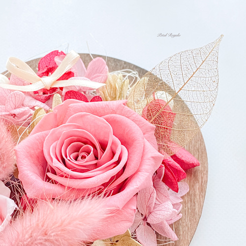 敬老の日のギフトに！壁掛けハート チョコプレート プリザーブド