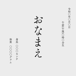 【命名表】名入れ/﻿出産祝い/﻿出産記念/フラワーフレーム/インテリア/﻿プリザーブドフラワー /ドライフラワー/﻿A4 6枚目の画像