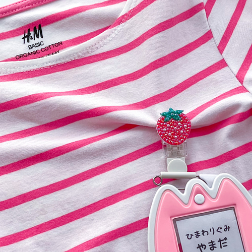 いちごの名札クリップ その他入園グッズ Mirin 通販 14666579｜Creema