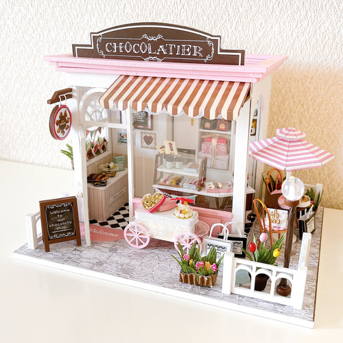 ドールハウス キット ショコラティエ チョコレートショップ お