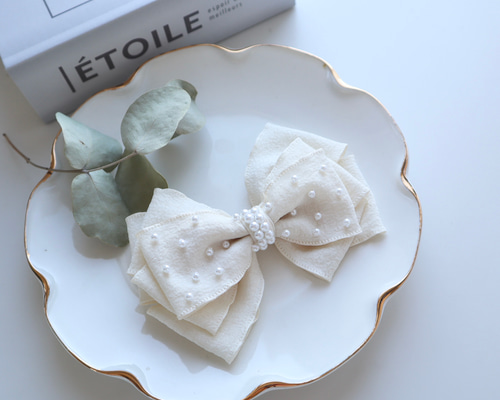 パールフリルリボン ヘアゴム ヘア 大人 ヘアアクセサリー ヘア