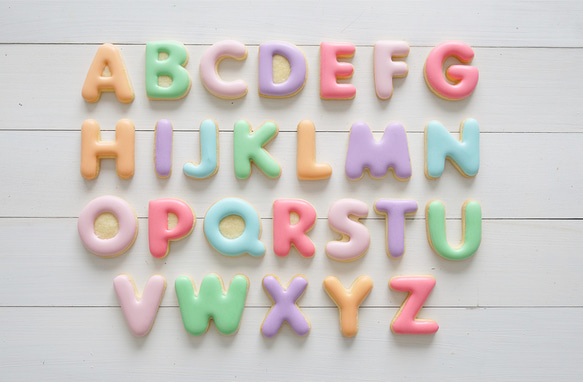 アルファベット【単品】【縦4cm】クッキー型・クッキーカッター 3枚目の画像