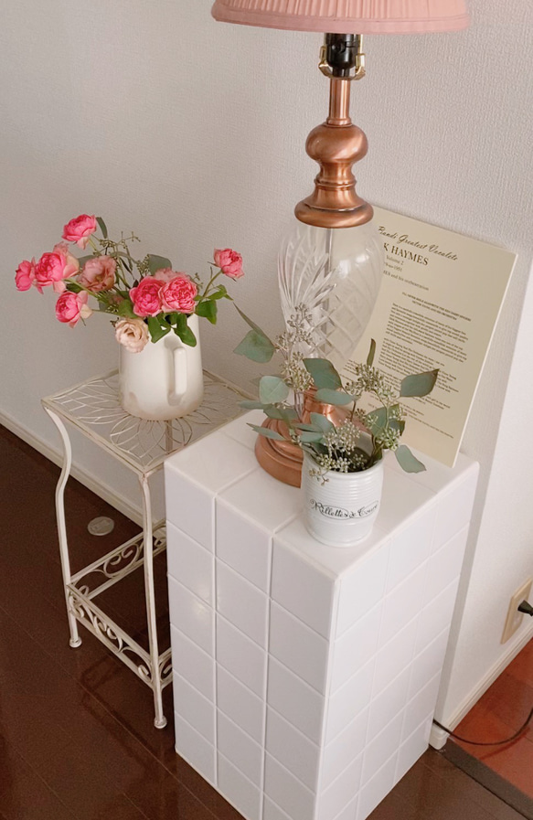 THE Tile 編み込み Table DESK type(韓国 タイルテーブル)